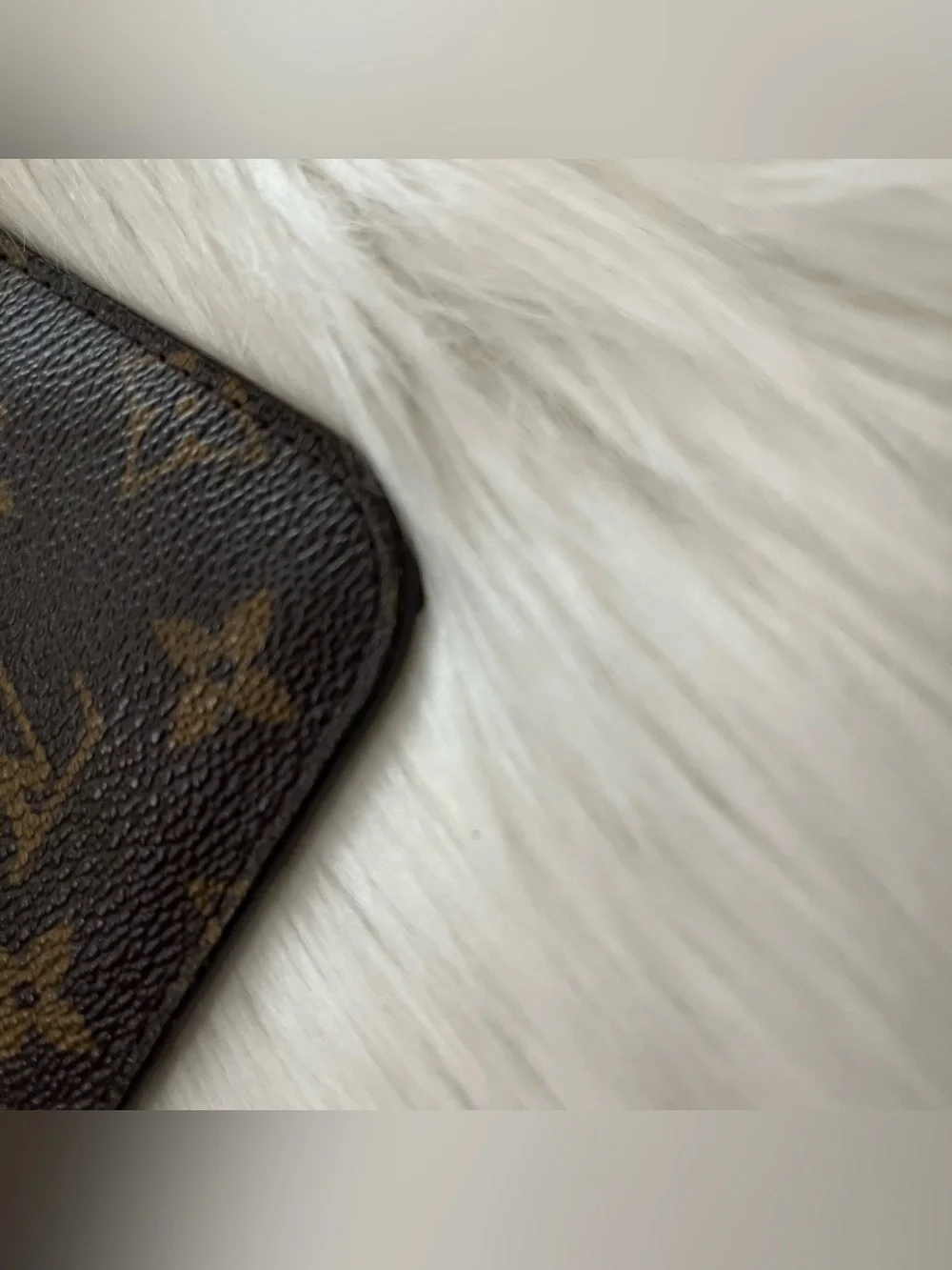 LOUIS VUITTON Monogram Brown Pouchette Hobo Mini Bag Pouch Baguette - Picture 7 of 13